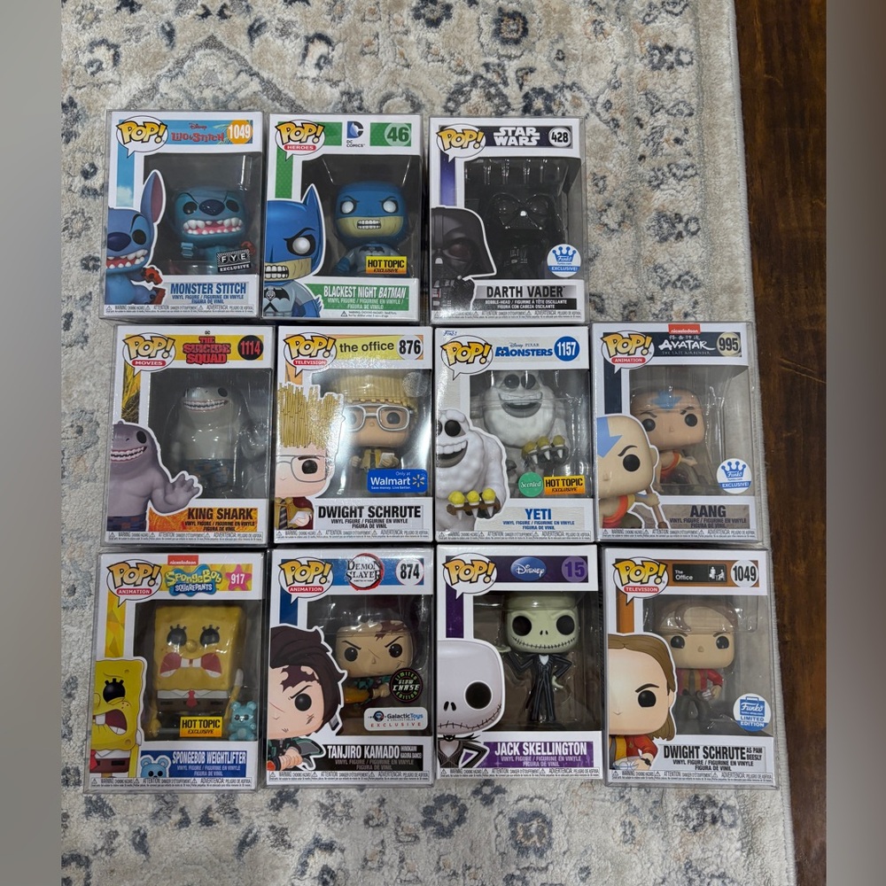 Funko POP! Lot - Disney, Marvel, Star Wars, Batman